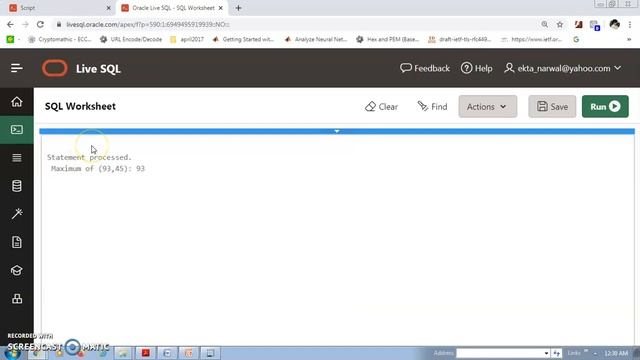 PL/SQL- Recursive Function and User-defined Function- Examples смотреть онлайн