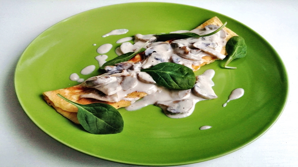 Омлет с Грибным Соусом/Быстро и вкусно смотреть онлайн