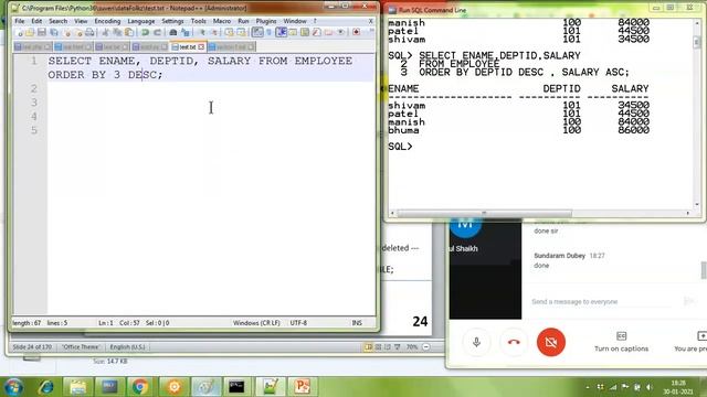 Basic intro to SQL : IN , LIKE Operators , Order by , NULLS FIRST , NULLS LAST смотреть онлайн