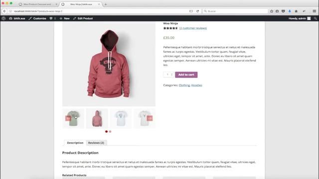 Woo Product Carousel and Zoom WordPress - Plugin Demo смотреть онлайн