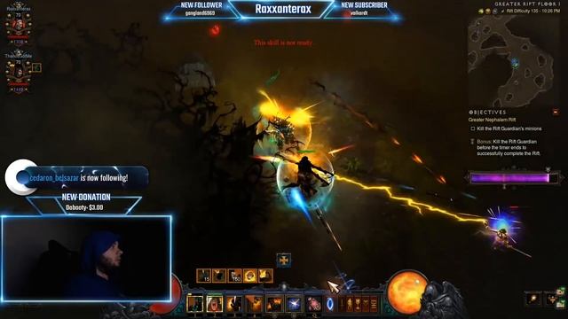 Diablo 3 Season 21 Rank 1 World 2 Player GoD Demon Hunter and zBarb смотреть онлайн