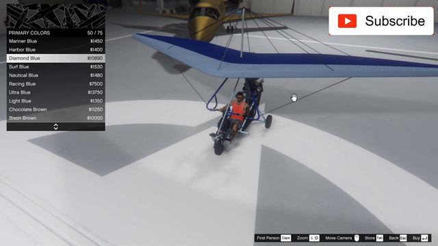 Ultralight Review & Best Customization FREE! GTA 5 Online Glider Air Creation Racer Plane! NEW! смотреть онлайн