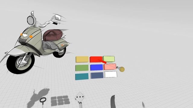 Color Picker and Paintbrush: Tool Belt - Tools Tutorial Gravity Sketch VR смотреть онлайн