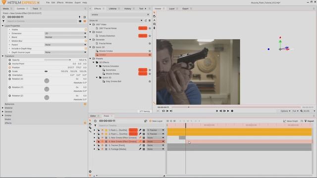 Realistic Muzzle Flash Effects | VFX Tutorial смотреть онлайн
