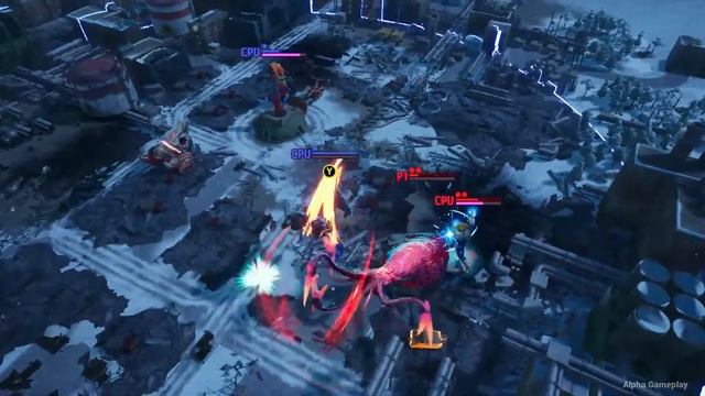 "SKORAK" GigaBash - Character Abilities Gameplay смотреть онлайн
