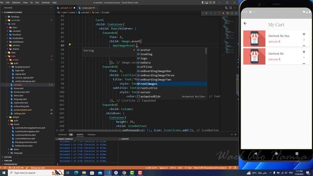 97 - Cart part 3 Design ( Flutter & PHP & MYSQL Ecommerce Arabic) смотреть онлайн