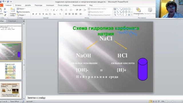 Гидролиз органических и неорганических соединений смотреть онлайн
