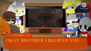 Undertale reacts to the 'Wither Skeleton rap'. (Undertale x Minecraft PT 2/??)