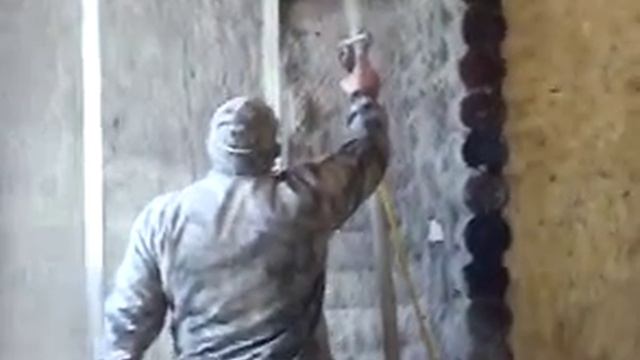 Нанесение Эковаты влажным способом смотреть онлайн