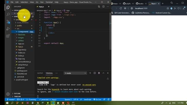 E-commerce website using react for Beginners (Part-1) смотреть онлайн