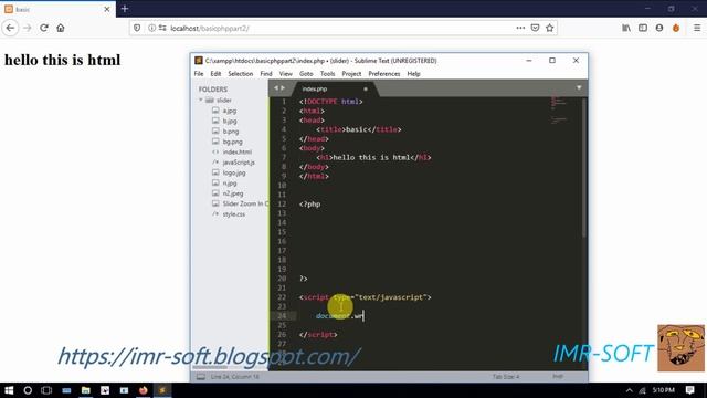 PHP Fundamentals Bangla Tutorial Part-02 | Syntax | Extension | imr soft смотреть онлайн