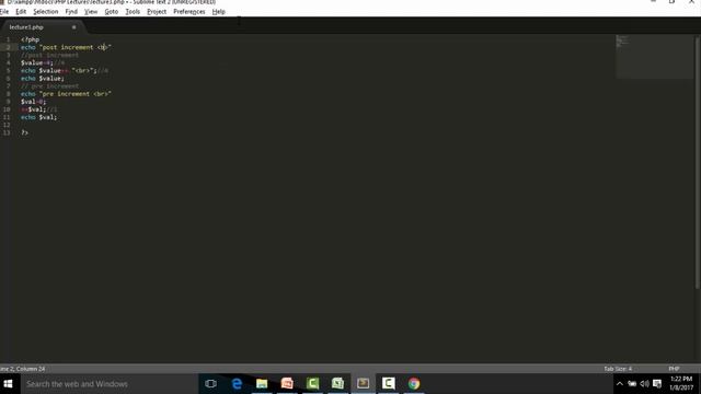 Uniary Operators in PHP | Lecture#3 By Umer Farooq смотреть онлайн