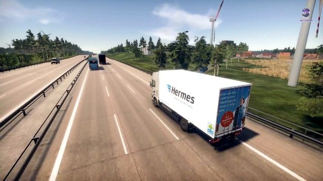 ON THE ROAD - Truck Simulator | 0.6.7 Update | myHermes PaketShop repaint | Maxed Settings смотреть онлайн