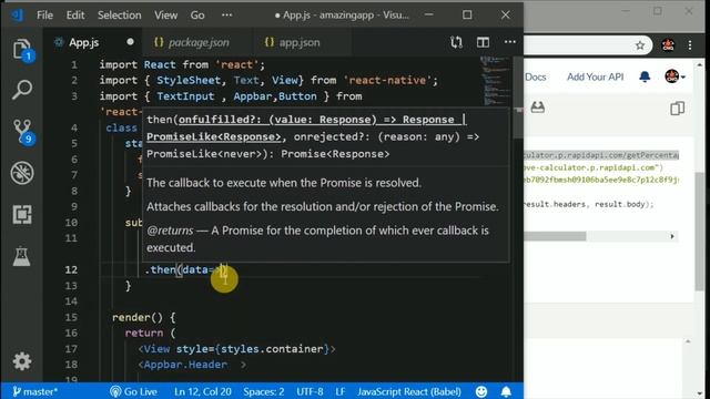#2 - Love percentage calculator in react native part 2 of 5 | react native tutorials in hindi смотреть онлайн