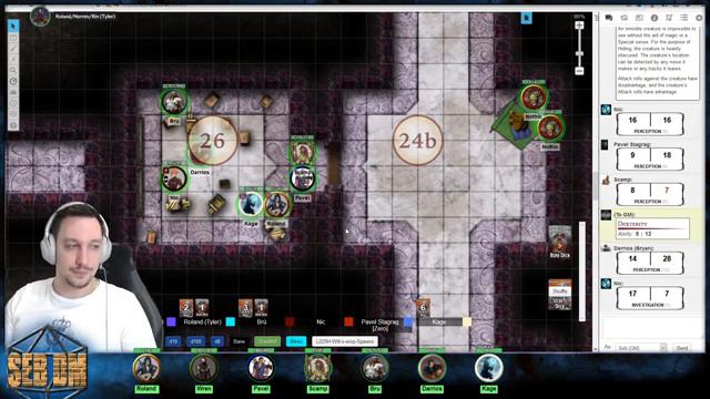 Waterdeep: Dungeon of the Mad Mage. Episode 91: Shadowdusk Hold, Tier 2. (D&D live gameplay| Roll20 смотреть онлайн