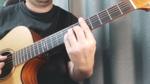 Гамма Ре минор натуральный лад на гитаре в две октавы, четыре варианта игры. Табы ноты Скачать Free