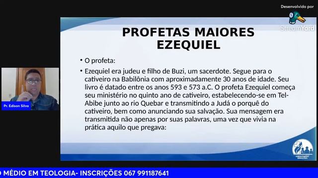 AULA 7 PANORAMA DO VELHO TESTAMENTO смотреть онлайн