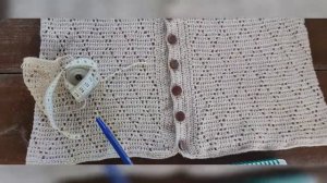 Экспресс МК топ крючком "Ромбы"