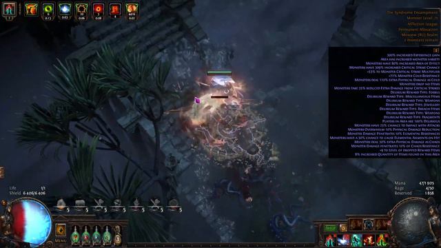 Int Stacking Flicker Strike Raider ☠ 3.23 Affliction смотреть онлайн
