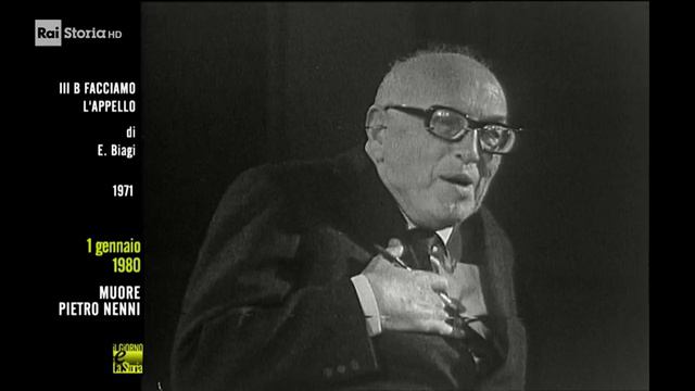 1 Gennaio 1980 - Muore Pietro Nenni (1891-1980) смотреть онлайн