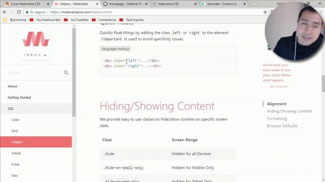 Comienza a usar Materialize CSS смотреть онлайн