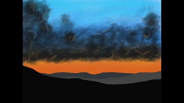 Apple Pencil- iPad Pro 9.7 Painting/ Drawing Timelapse Of Sunset Clouds смотреть онлайн