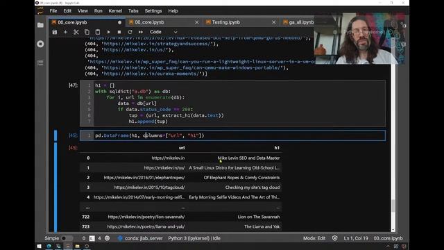 Python Extracting Page Elements After Crawl смотреть онлайн