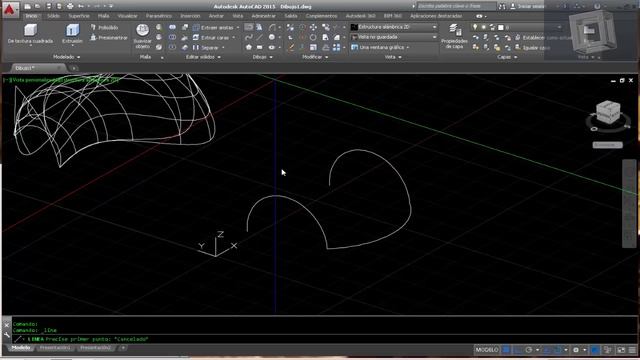 Superficies en AutoCAD 2015 Red , Solevar , Barrer , Plana , Extrucion Y Revolucion смотреть онлайн