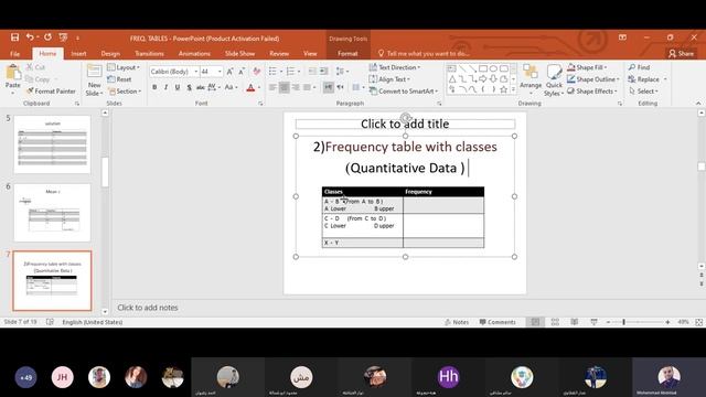 Lecture: 11 (FREQ TABLES with CLASSES) смотреть онлайн