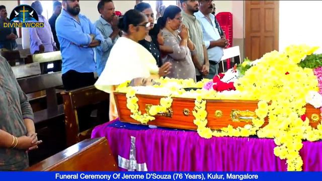 Funeral Ceremony Of Jerome D'Souza (76 Years), Kulur, Mangalore