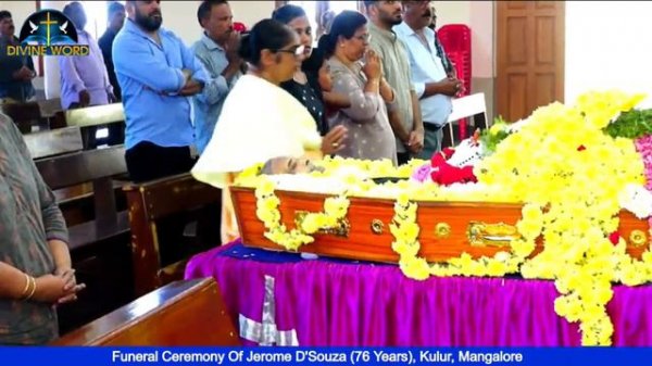 Funeral Ceremony Of Jerome D'Souza (76 Years), Kulur, Mangalore