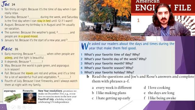 American English File 2nd Edition Book 1 Student Book Part 6B смотреть онлайн