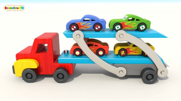 Учим цвета Автовоз с Машинками Супергероев. Развивающий детский мультик. Волшебство ТВ