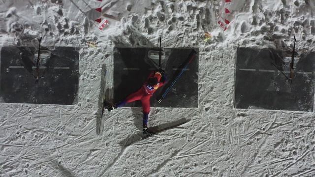 Соревнования по биатлону «Гонка звезд» в Лужниках смотреть онлайн