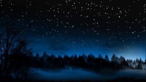 Футаж "Ночь  и звезды"