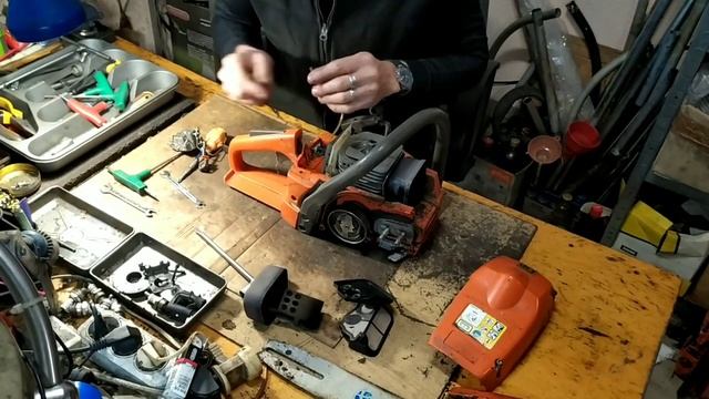 Husqvarna 137 чистка карбюратора. смотреть онлайн