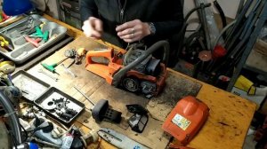 Husqvarna 137 чистка карбюратора.