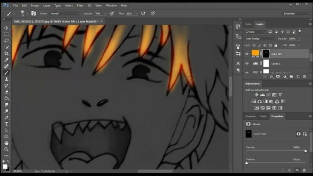 How To Make Glowing Sketches In Photoshop । FIX artwork смотреть онлайн
