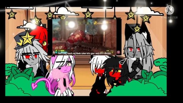 Helluva boss react to doom eternal rap