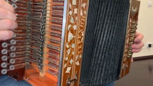 Гармонь Терехина Г.Н «Воронежская матаня» Видна работа заёмной механики