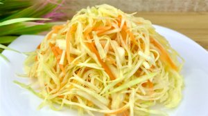 Салат из капусты Витаминный. Вкусный, свежий, полезный .mp4