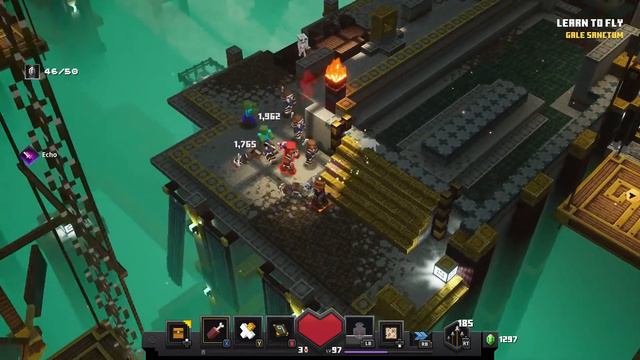 MINECRAFT DUNGEONS: HOWLING PEAKS - REPEAT CUSTOMER - SAVE URSELF W/ DEATH BARTER ENCHANTMENT TWICE смотреть онлайн