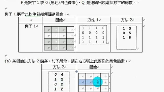hkdse ict 2013 p2 Q4a run length encoding смотреть онлайн