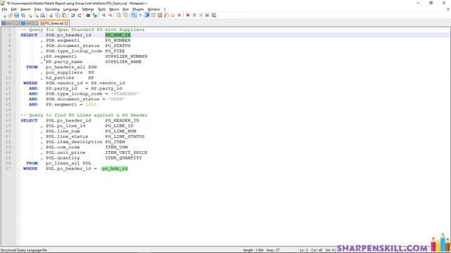 How to create Master Details Report using Group Link смотреть онлайн