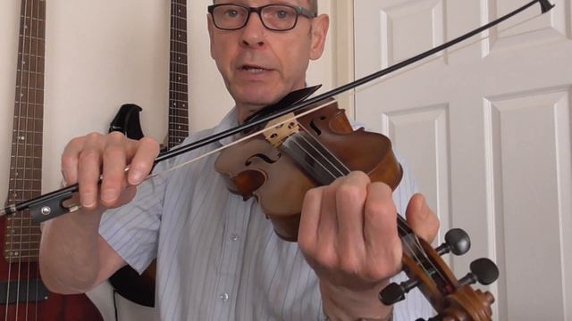 Intermediate Fiddle Lesson 9 - Cross bowing exercise and practice. смотреть онлайн