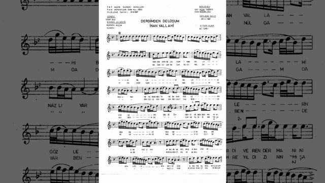 2922 Derdimden Delodum İnan Vallahi