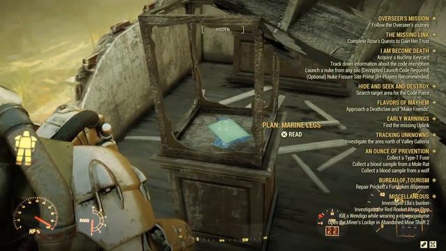 Fallout 76 | Marine Wetsuit & Legs Plans Location смотреть онлайн