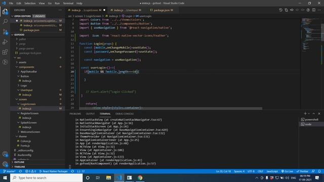 How to Create Food Delivery App in React Native | React Native Tutorial | Login & Register with Ico смотреть онлайн