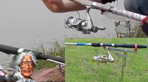 Держатель удочки с подсекателем. Самоподсекатель