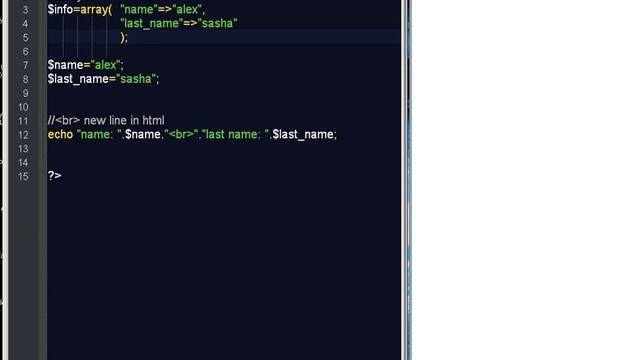 php simple basics variables-arrays-and simple function מערכים מישתנים פונקציות смотреть онлайн